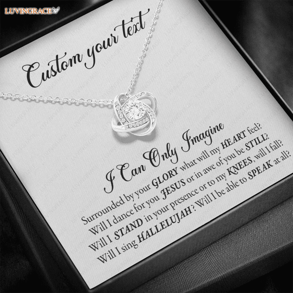 Personalized Surrounded By The Glory Love Necklace Jewelry