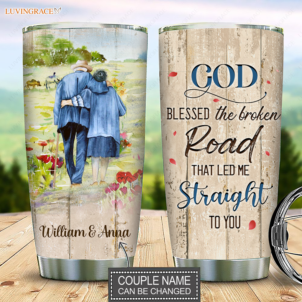 Personalized You And I God Blessed Tumbler