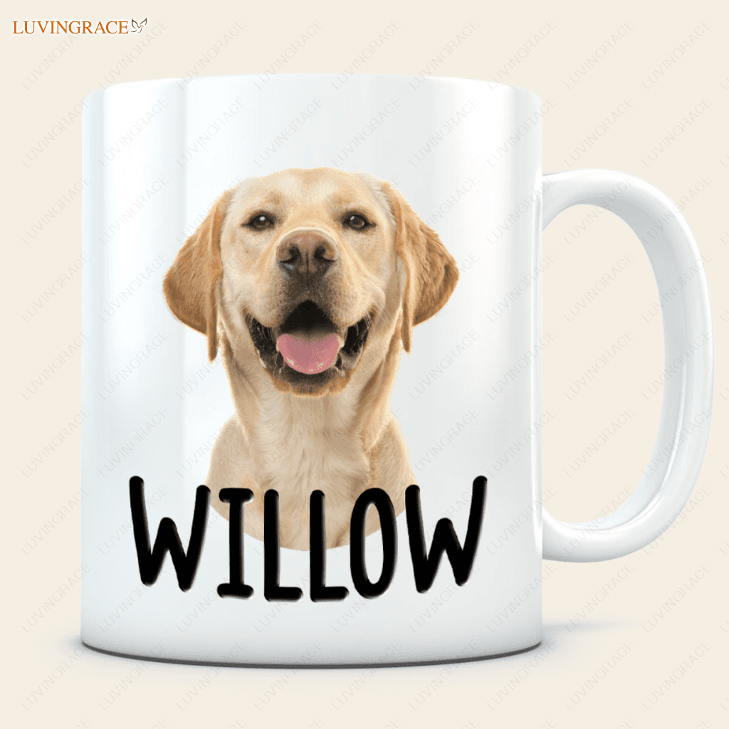 Pet Portrait Mug For Lovers - Personalized Custom Coffee Ceramic