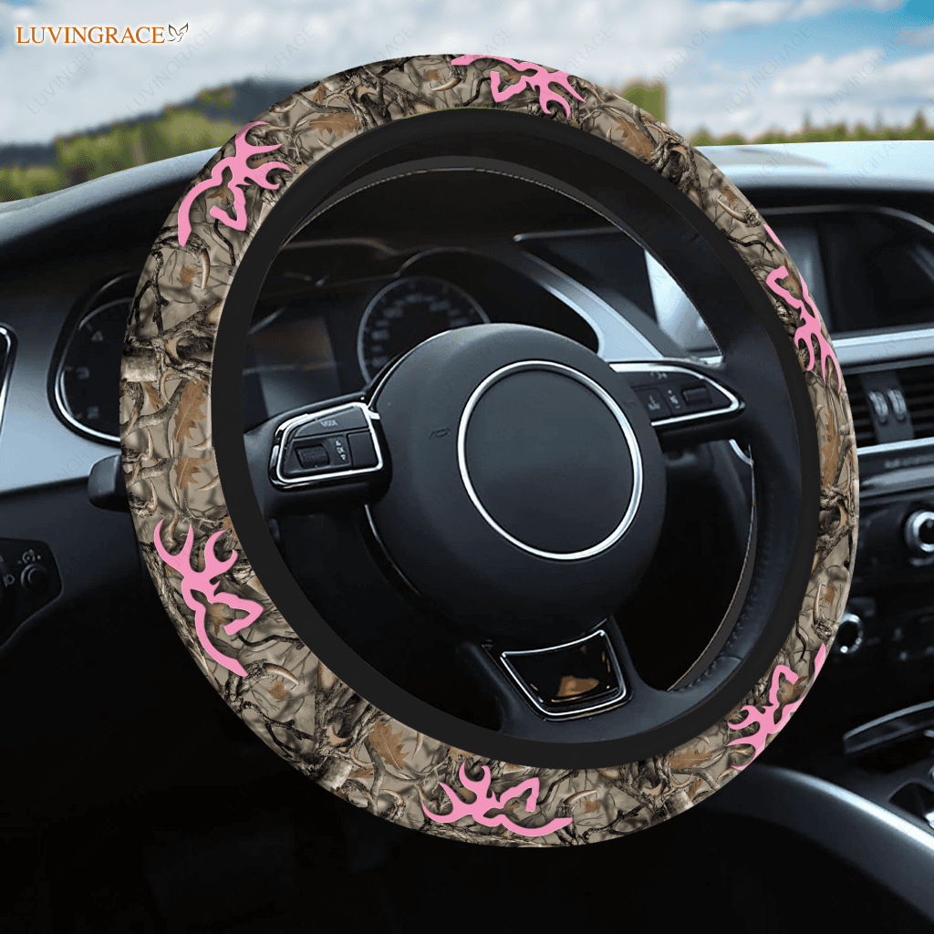 Pink Camo Country Girl Steering Wheel Cover Car Accessories
