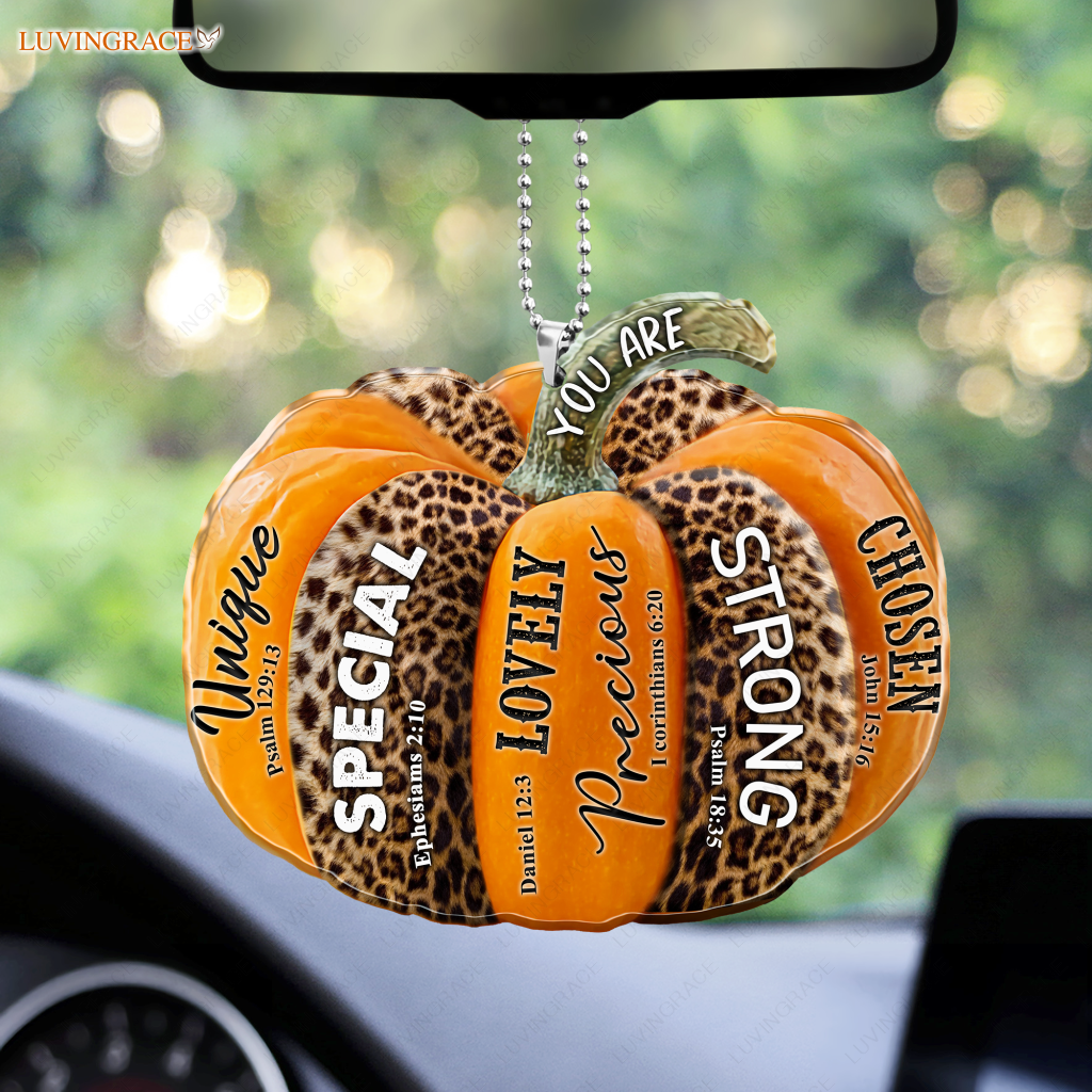 Pumpkin God Says You Are Car Hanging Ornament