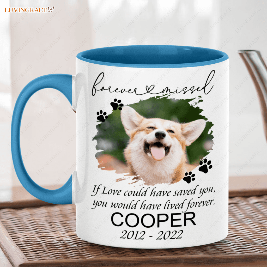 Remembrance Pet Memorial Photo Personalized Custom Mug LuvinGrace Store