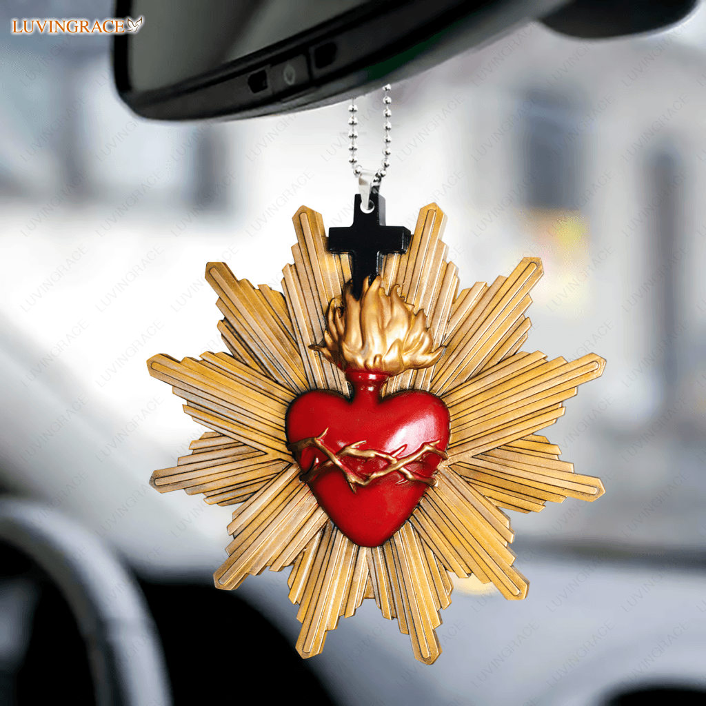 Sacred Heart Of Jesus Ornament