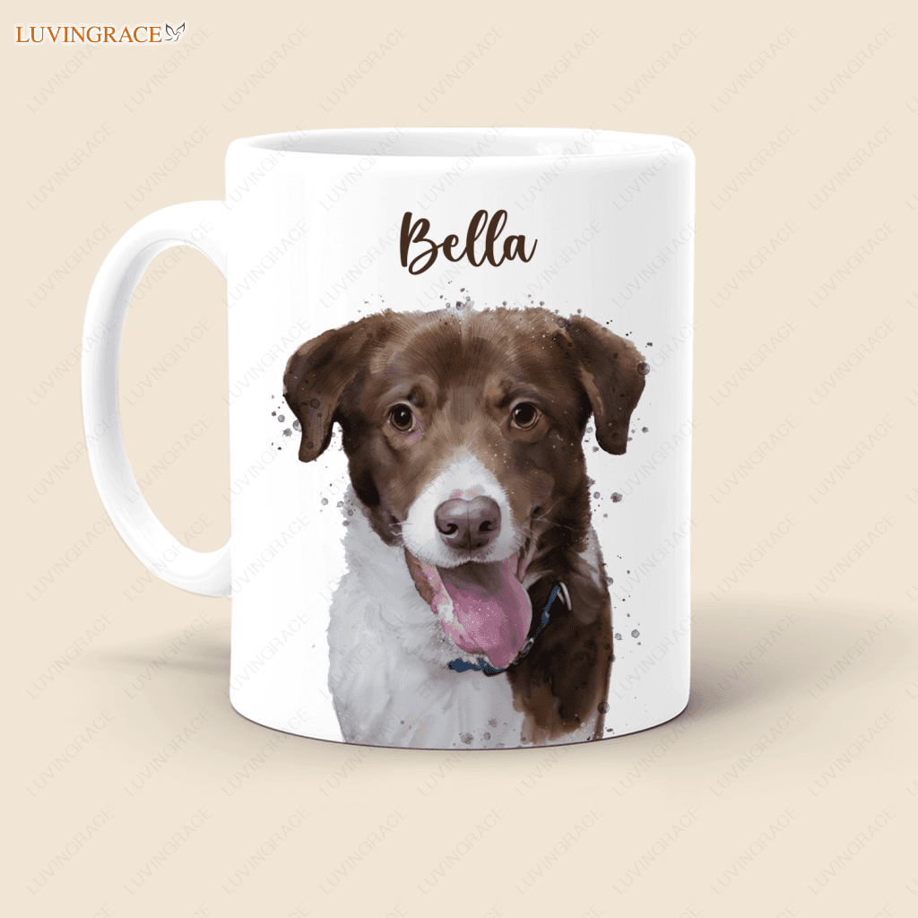 Stunning Masterpiece Pet Mug From Photo - Personalized Custom Ceramic