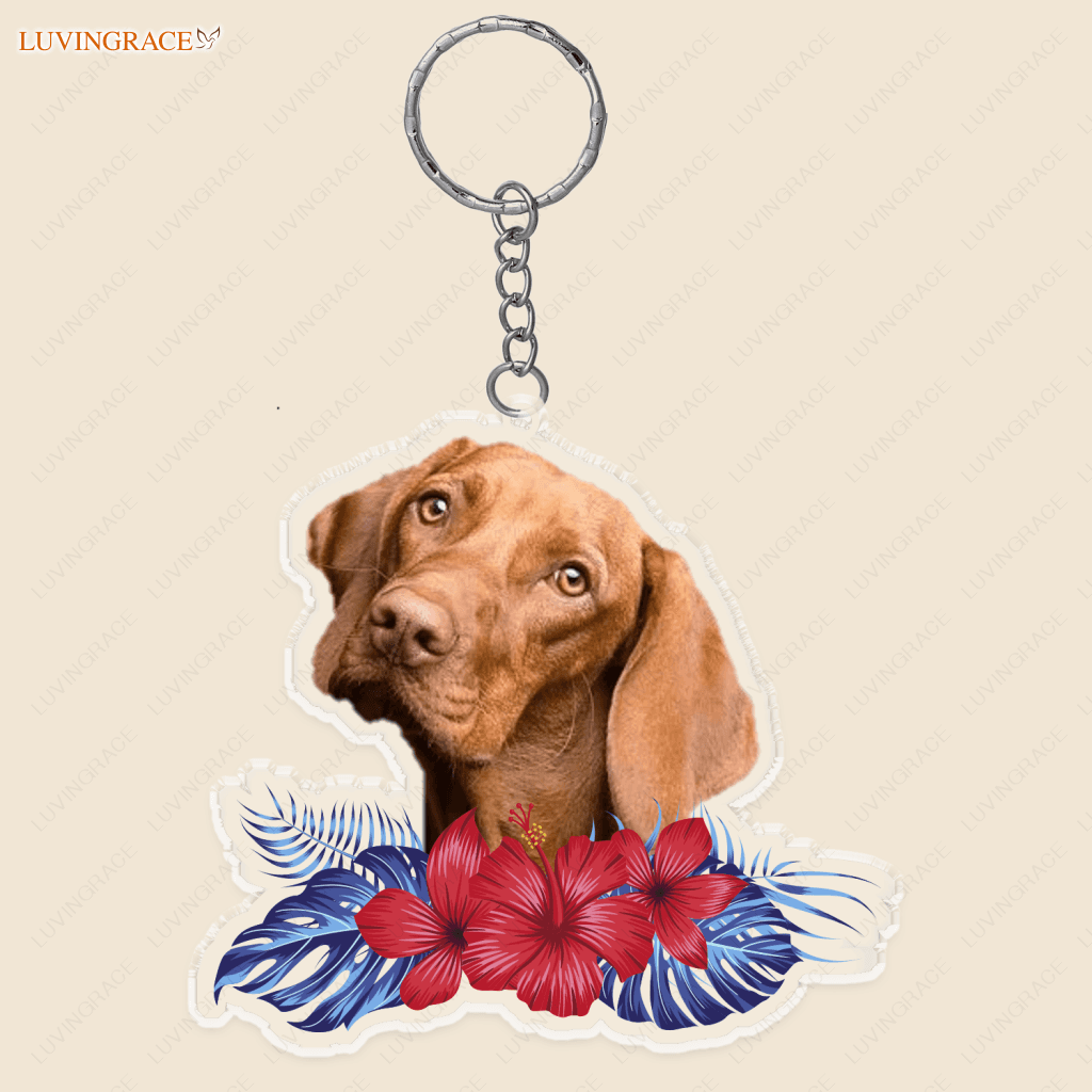 Summer Tropical Floral Pet Ornament - Personalized Car Hanging