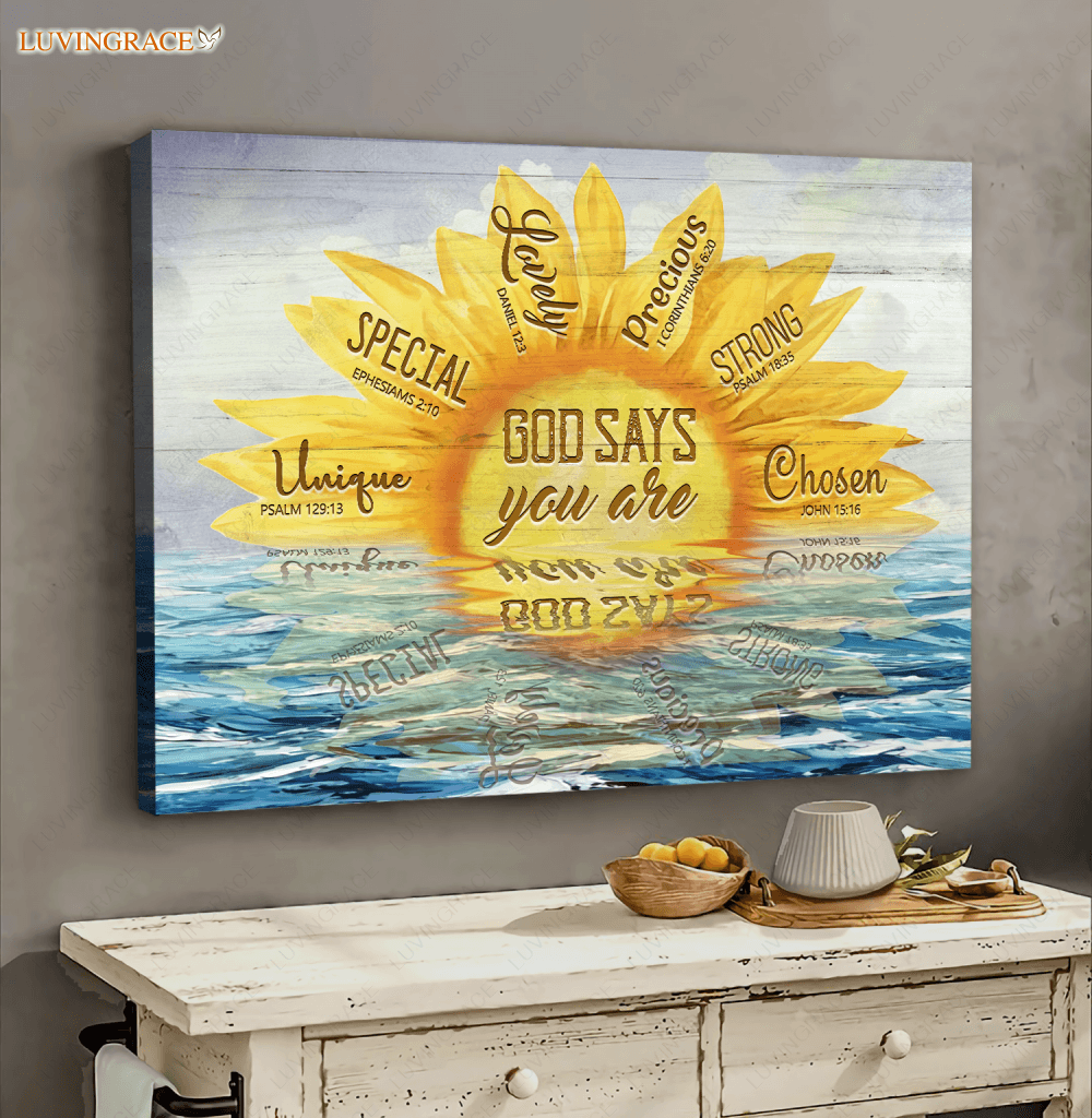 Sun Is Sunflowers Wall Art