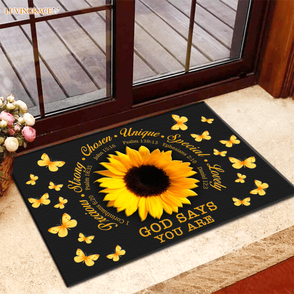 Sunflower God Says You Are Doormat