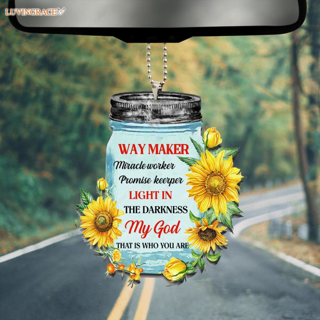 Sunflower Jar Way Maker Ornament