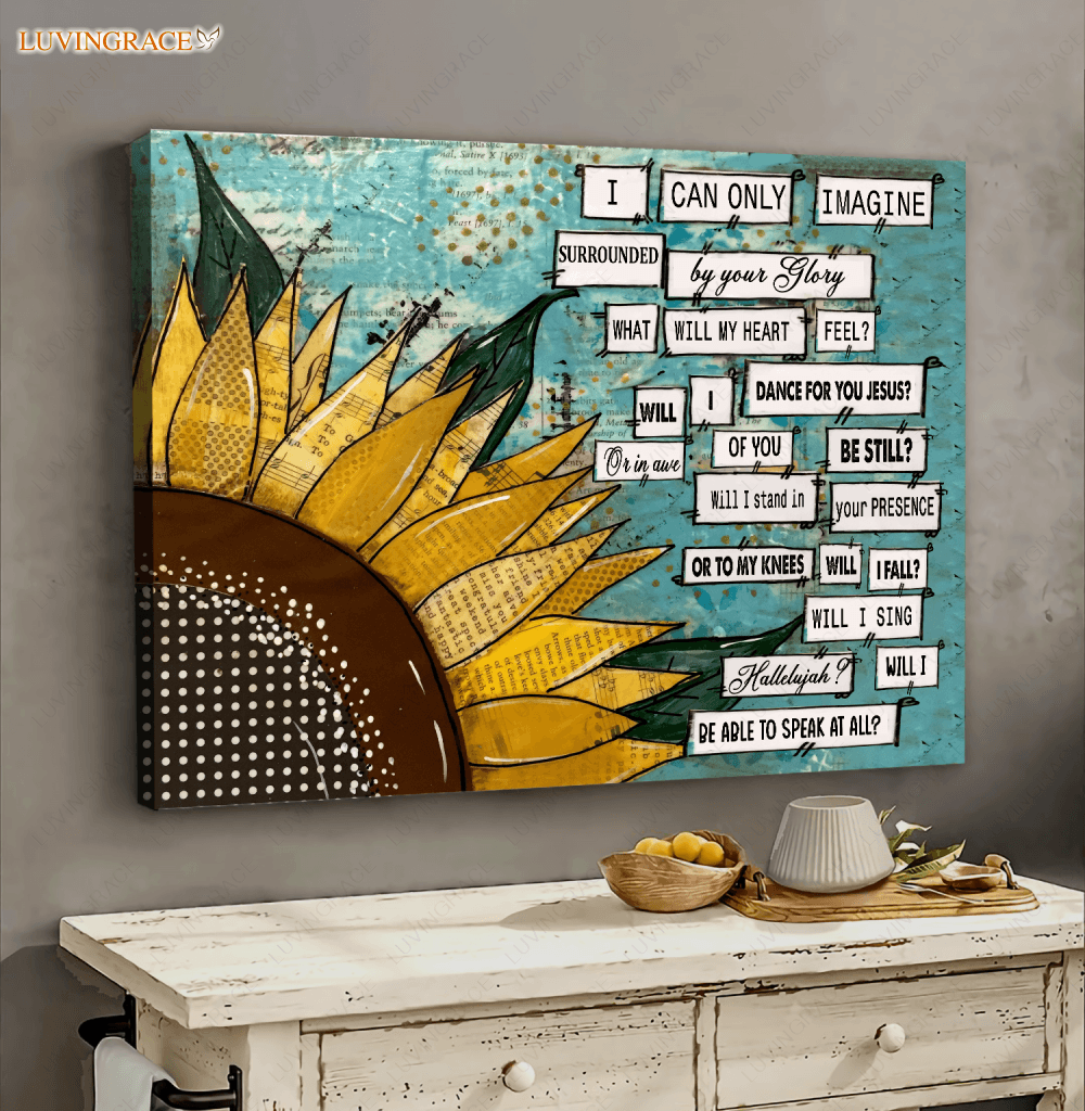 Sunflower Surrounded By The Glory Wall Art