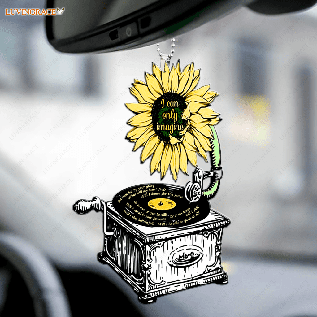 Sunflower Vinyl Surrounded By The Glory Ornament