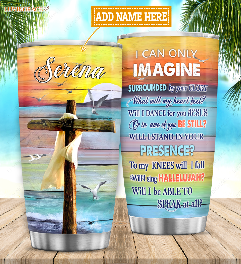 Sunset Cross By Glory Personalized Tumbler Tumbler