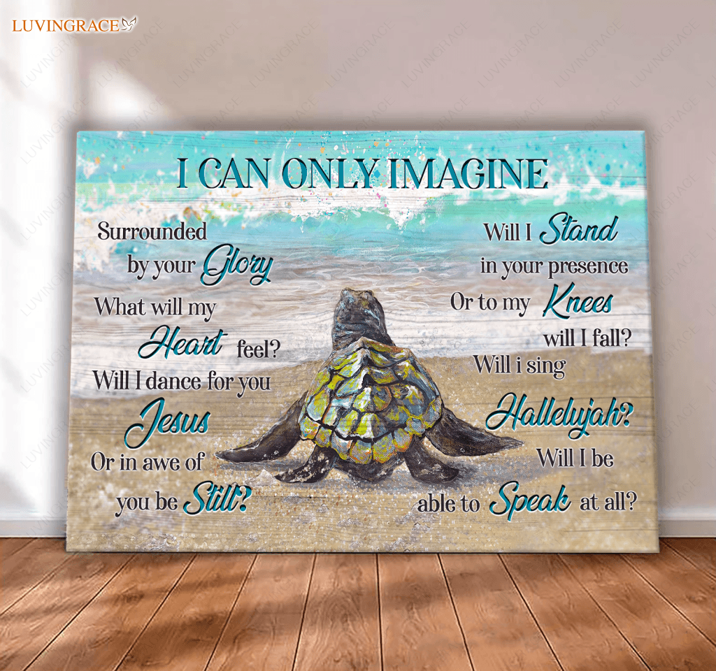 Surrounded By The Glory Baby Turtle Wall Art