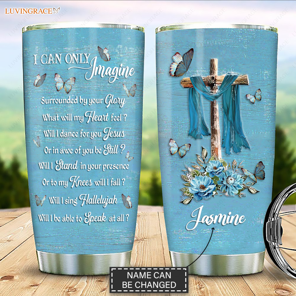 Surrounded By Your Glory Heaven Personalized Tumbler