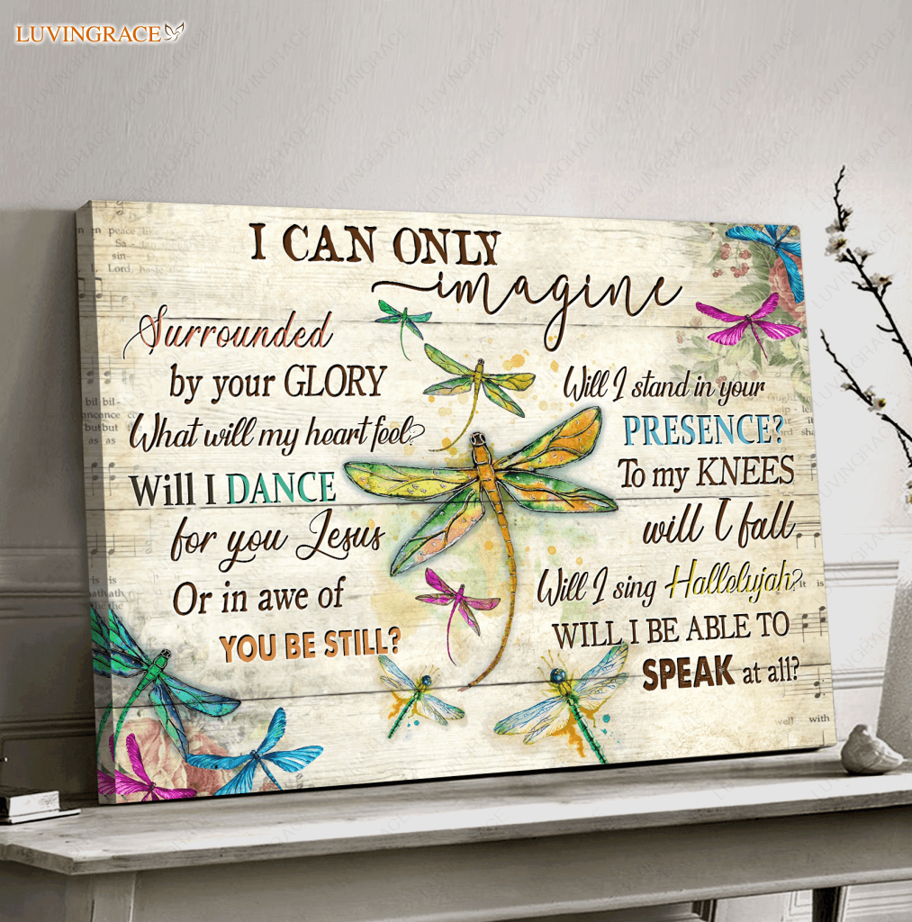 These Dragonflies Dream Of His Presence Poster And Canvas Canvas