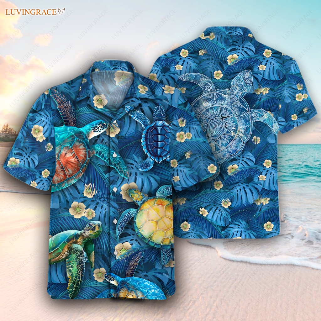 Tropical Turtle Hawaiian Shirt